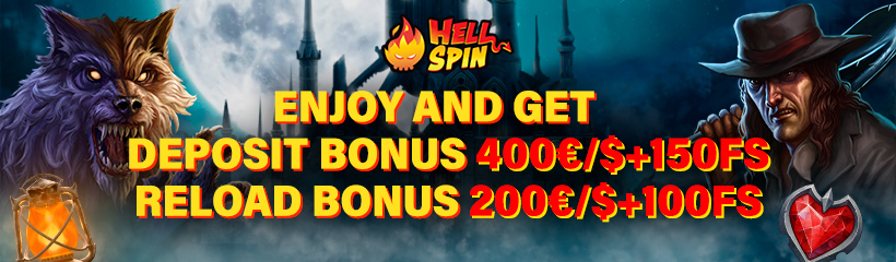 Enjoy hellspin casino and get deposit bonus